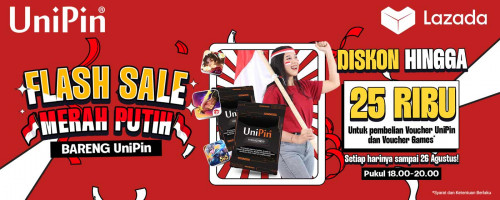 Flash Sale Merah Putih - Setiap Hari Diskon Hingga 25Ribu